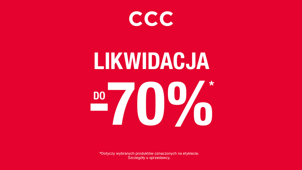 Likwidacja kolekcji do -70% w CCC!