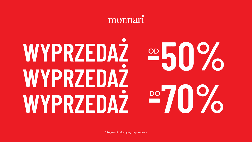 Monnari – START WYPRZEDAŻY!
