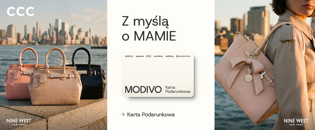 CCC – W Dniu Matki podaruj jej swobodę wyboru z Kartą Podarunkową MODIVO!